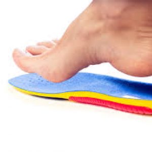 Correct footwear and orthotics